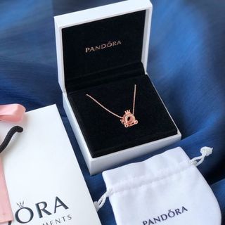 💜Pandora 潘多拉  閃耀皇冠串珠馬車玫瑰金 頸鏈 項鏈 鎖骨鏈 情人節 生日禮物  Necklace Valentine's Day Birthday Present64213023420675110