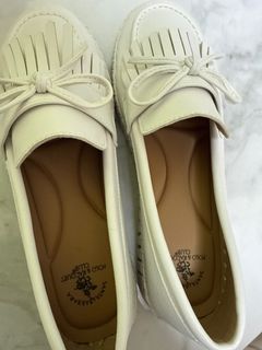 Polo & Racquet Club 白色流蘇樂福鞋64215707565570110