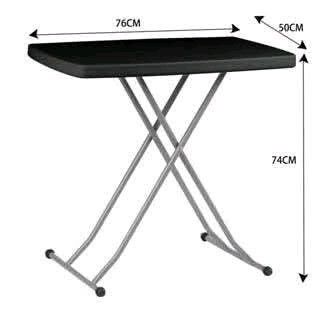 portable folding table (Category: Tables & Sets) located in Manila. Submitted by asstditems (Listing ID 1399063856, Image 2). Description: Foldable Table Portable Desk Study Table Office Desk Household Table Folding Dining Table black & white Size 76x50x74cm Same day delivery via Lalamove Location: Manila Mop: Cod/Gcash payment.