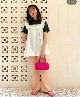 Ray beams 橙色格仔長褲64217608021378110