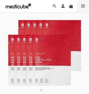  [鎮靜舒緩☑️]全新行貨Medicube RED積雪草修復面膜Deep Peptide Radiance Mask64218458941185110