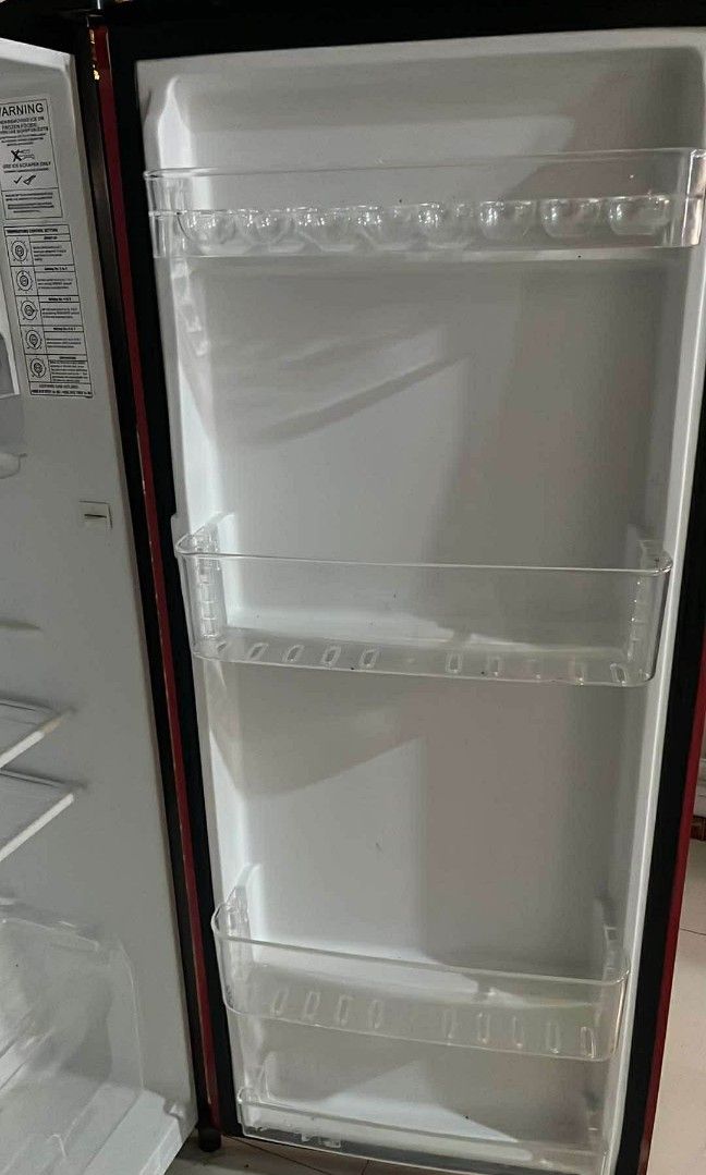 RUSH SALE♥️Retro Red 6.5 cu ft (Category: Refrigerators and Freezers) located in Tagaytay City. Submitted by euniquefinds (Listing ID 1399078631, Image 3). Description: Retro Red 6.5 cu ft Good working condition Very very cold flaw: side minor scratch no freezer cover slightly nego.