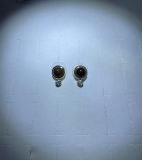 S925銀針虎眼耳環$864213440634243110