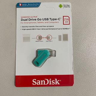 SanDisk Dual Drive Go USB Type-C 256 GB Green Blue64216187451777110