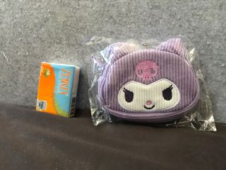 Sanrio Kuromi 可洛米 庫洛米 多用途袋 散子袋 化妝袋64207022797955110