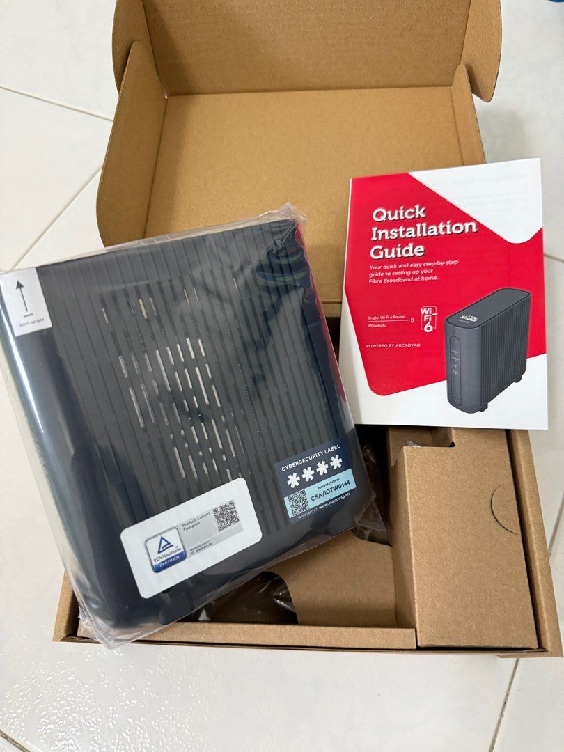 Singtel WiFi 6 Router - Brand New457257078982584320