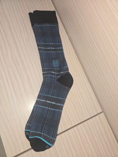Stance 藍色格紋襪 socks64209858896897110