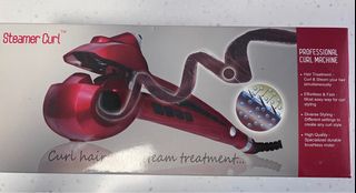 Steamer Curl 蒸汽噴霧自動捲髮器 - 紅色64208542459265110