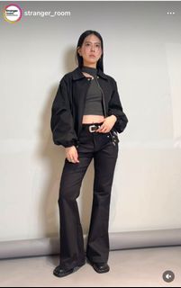 Stranger Room Arrow boot cut pants (BLACK)64207451206787110