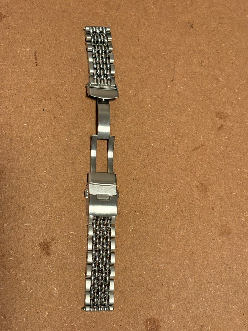 Strapcode Strapsco (Category: Men's Watches) located in Singapore. Submitted by janlang (Listing ID 1399210652, Image 5). Description: 1. Strapcode 20mm jubilee bracelet used less than 4x with extra links ( 75$) 2. Strapsco 20mm rice of beads bracelet with removable quick release pins with extra links like new (65$) 3. Solitaire 20mm pueblo leather strap used very lightly 75$ (check the size stamped).