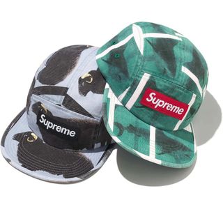 Supreme Damien Hirst Camp Cap 藝術家聯名動物印花棒球帽鴨舌帽64220733503747110
