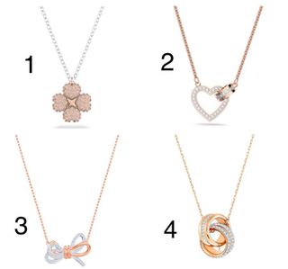 Swarovski 頸鏈 | Latisha 花朵鏈墜 | Lovely 心形項鍊 | Bow 項鍊 | Further 項鍊 64212822111747110