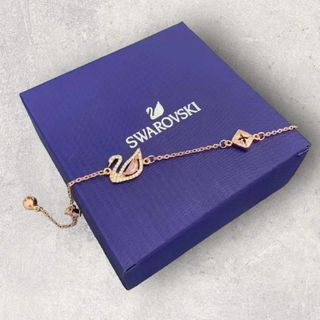 Swarovski dazzling swan bracelet 粉紅天鵝手鏈64211994146050110