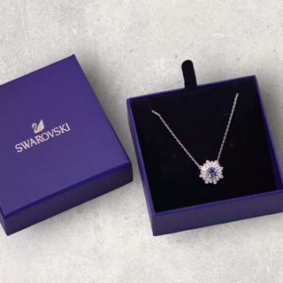 Swarovski Sunshine 太陽吊墜頸鏈 藍色水晶64213023467907110