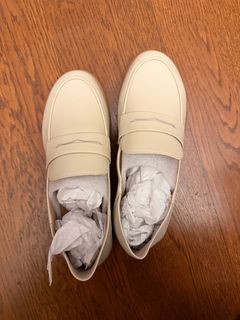 TEENMIX米白色平跟樂福鞋64219086252545110