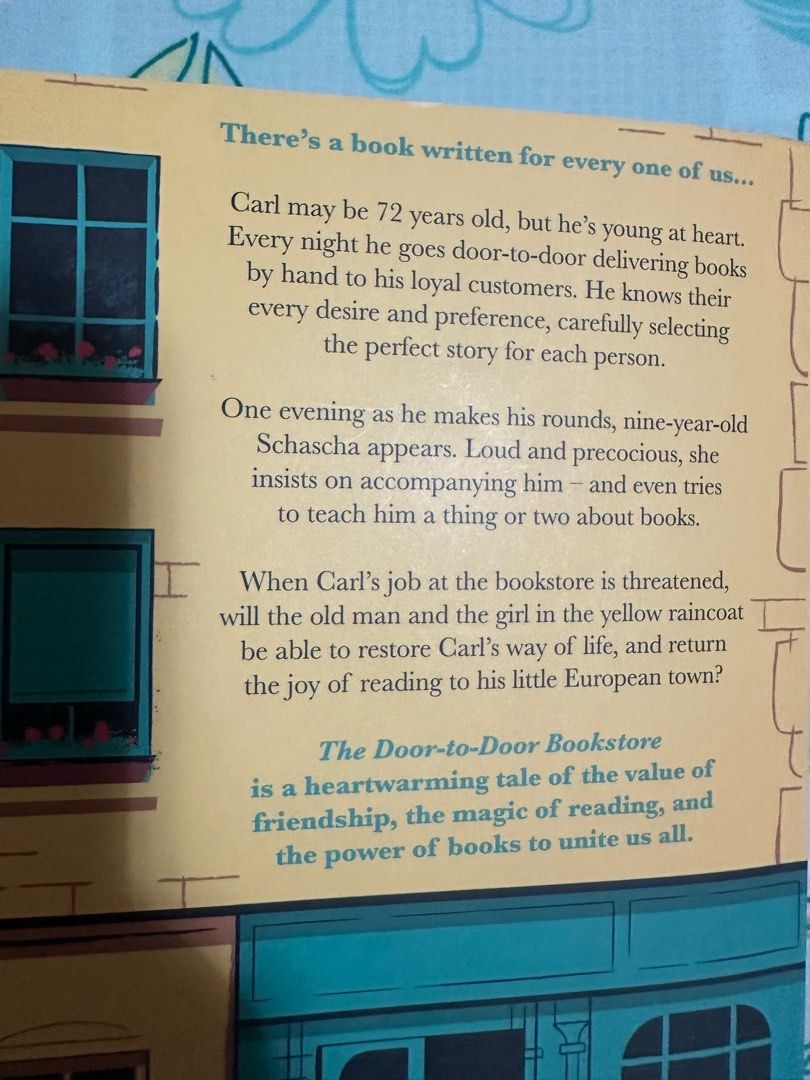 The Door to Door Bookstore (Category: Storybooks) located in Las Pinas. Submitted by mickey0901 (Listing ID 1399162406, Image 2). Description: Author: Carsten Henn Trade Paperback Read once; no markings nor creases .