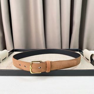 💎誠信賣家💎THE ROW 反絨真皮腰帶3cm64208958809090110