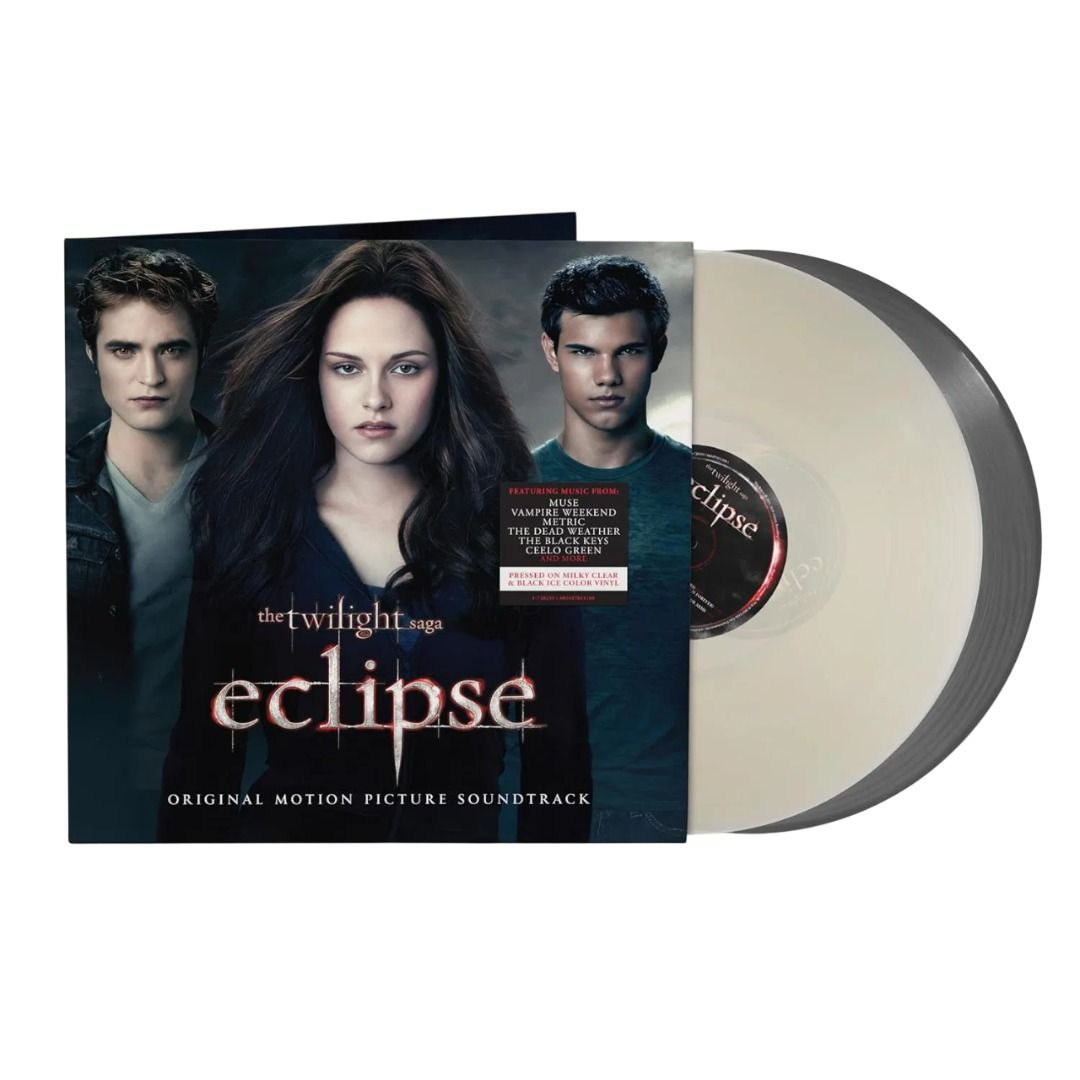 The Twilight Saga: Eclipse (Soundtrack) (Milky clear & Black Ice) 2LP ...