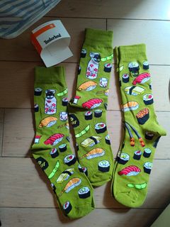 Timberland Sushi Pattern Socks 40-45 Imperfect Flat $48/364209637785089110