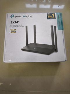 TP-Link EX141 AX1500 Dual Band Gigabit Wi-Fi 6 Router64210055941506110
