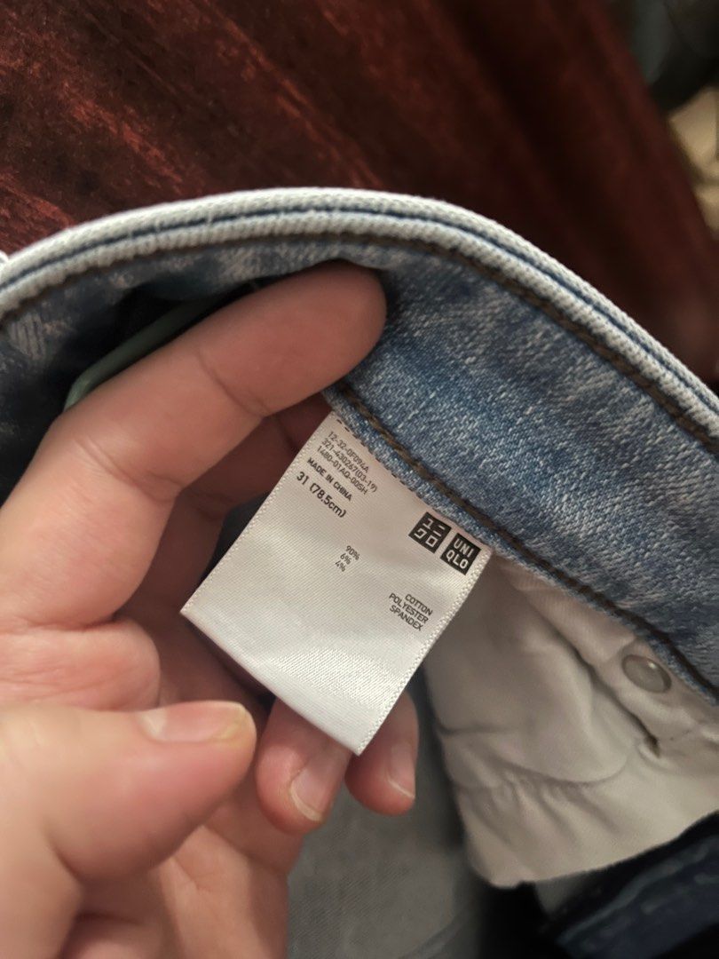 Uniqlo Jeans - Black Distressed (Category: Jeans) located in Quezon City. Submitted by vince1997 (Listing ID 1399083391, Image 3). Description: FOR SALE AS PACK Uniqlo Regular Fit 9/10 Uniqlo Skinny stretch (acid wash) 9/10 Uniqlo Skinny stretch (denim) 8/10 Topman skinny ripped (black) 8/10 As pack 3k fixed.