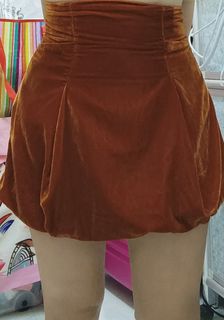 天鵝絨泡泡短裙64219086067842110