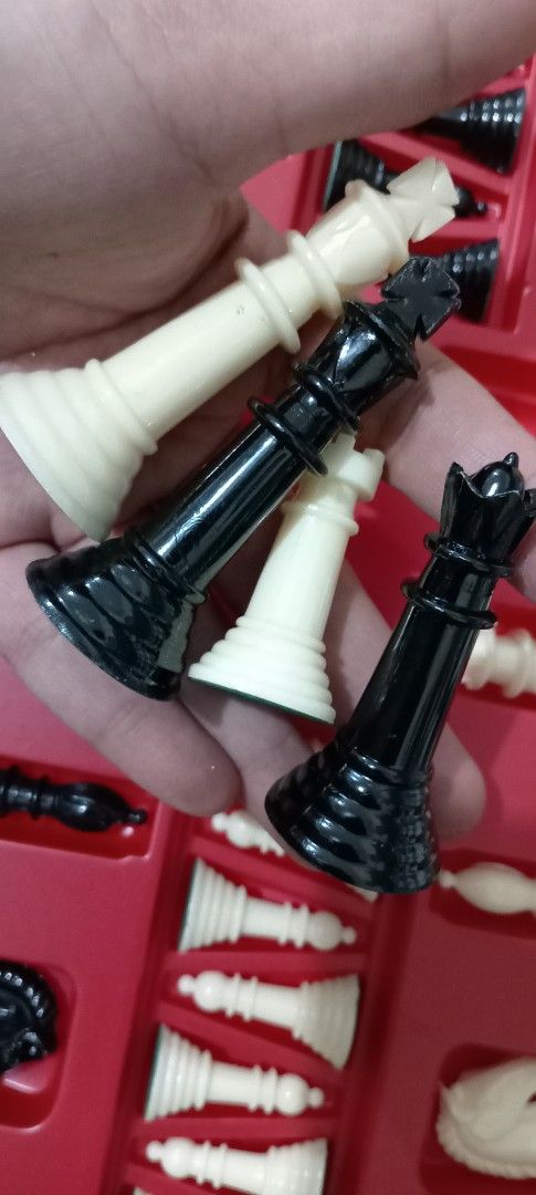 Vintage 1970's Chess Set by Spears Games (Category: Board Games & Puzzles) located in Pasig City. Submitted by ariascarl17889 (Listing ID 1399227404, Image 3). Description: Vintage 1970's Chess Set by Spears Games, in original box, 37 cm x 19 cm 🧩 Condition: Like New Complete with board, plastic chess pieces, and rule sheet. Box is in good condition with minor shelf wear due to age. All pieces are clean and well-kept. 💰 Price: ₱1,500 📍 Locatio