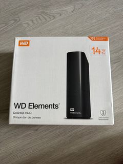 WD 14TB Elements HDD Hard Disk Drive WDBWLG0140HBK-NESN WDBWLG0140HBK-XB 硬碟 硬盤 western digital USB 3.0 desktop HDD backup back up 備份 容量 NAS64210933770113110
