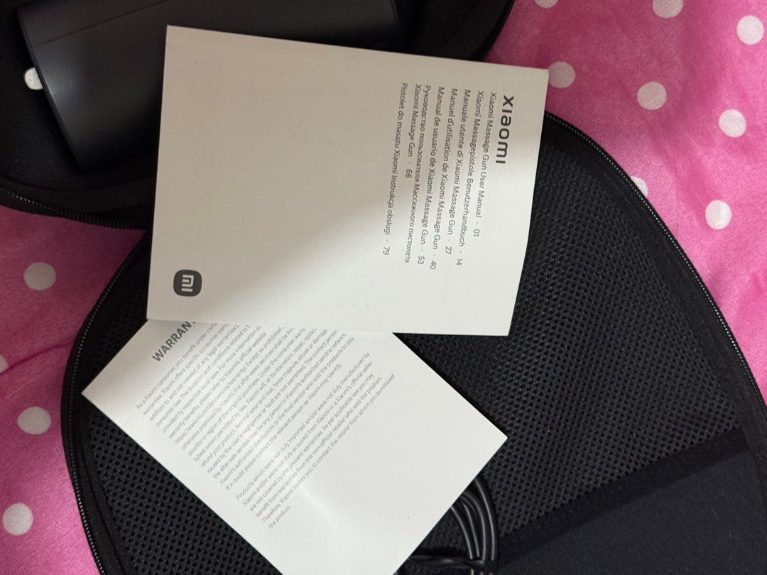 Xiaomi Massage Gun (Category: Massage Devices) located in San Fernando. Submitted by katejaena (Listing ID 1399231655, Image 3). Description: Rarely used No issues.