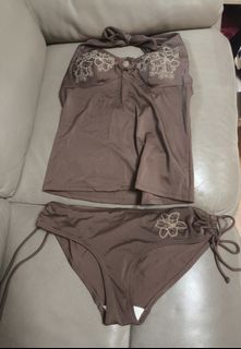 全新XL 女裝兩件頭泳衣 (圖有 size)64207451463937110