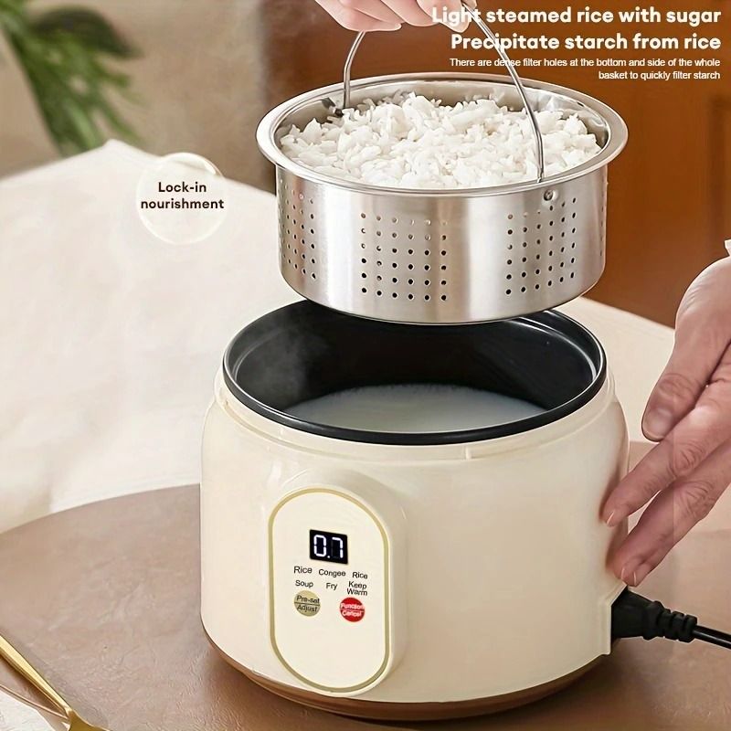 1.8L Electric Rice Cooker Portable MultiCooker Household Rice Pot Non ...