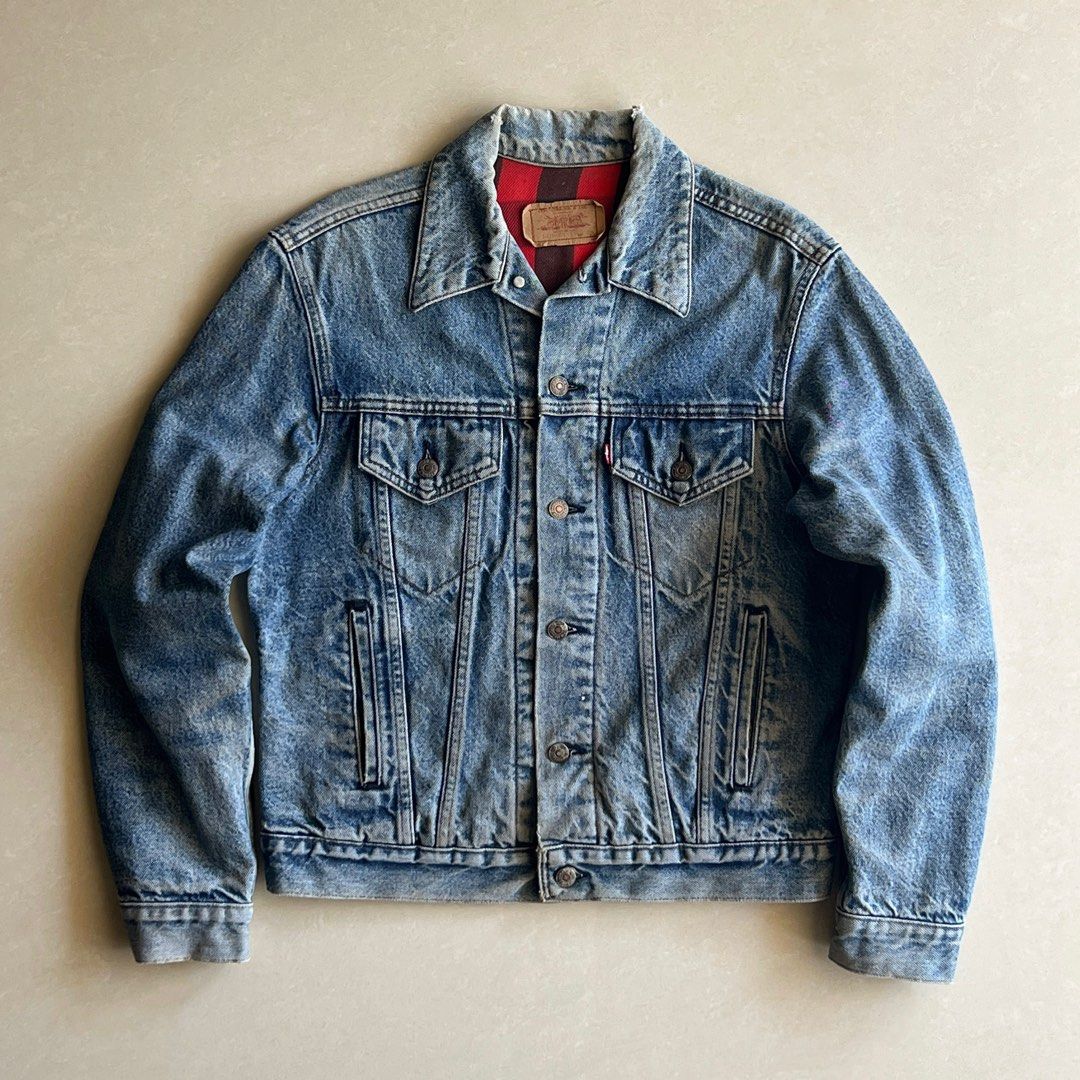 1980s Levis type III denim jacket (Category: Coats, Jackets and Outerwear) located in Manila. Submitted by mmmoood_ (Listing ID 1395972829, Image 1). Description: 1980s LEVIS TYPE III DENIM JACKET Pit to pit - 21 in Length - 24 in 3,500 php.