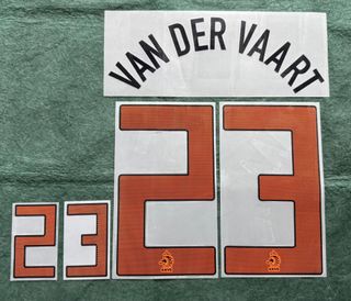 2012年原廠荷蘭主場燙字 23號雲達華治 (Rafael van der Vaart) 元年產物 非復刻 非再版64207894409730110