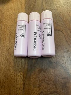 （2支包平郵，限時特價，只有3支）sofina Primavista 持久控油防曬調色底霜第三代新版紫色5ml64231701422595110