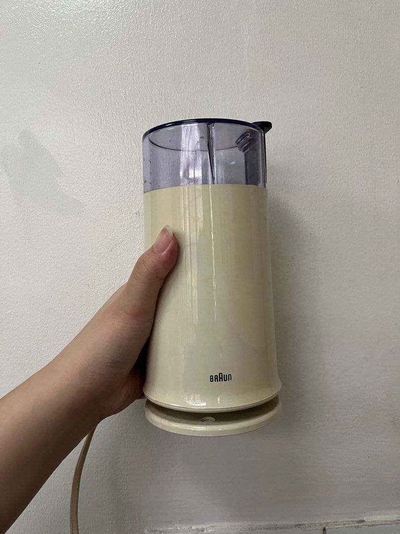Authentic Braun Coffee Grinder Electric (Category: Coffee & Tea Tableware) located in Quezon City. Submitted by issastore (Listing ID 1395989754, Image 1). Description: Authentic Braun coffee grinder RFS: gift but no one drinks coffee in the house.