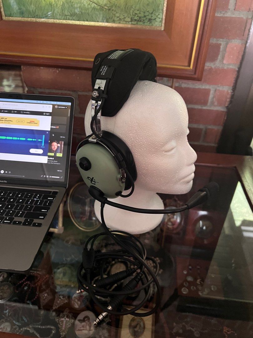 David Clark Aviation Headset (Category: Headphones & Headsets) located in Quezon City. Submitted by igi_88 (Listing ID 1395933279, Image 1). Description: David clark h10-13.4 new logo Dual plug for ga aircraft(c150, c152, c172 etc.) Slightly used W 2 weeks personal warranty Free ear seal cover 09178885847 Qc commonwealth meetups Can also do shipping.
