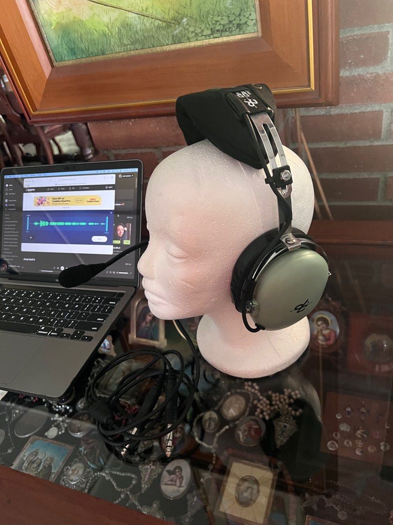 David Clark Aviation Headset (Category: Headphones & Headsets) located in Quezon City. Submitted by igi_88 (Listing ID 1395933279, Image 2). Description: David clark h10-13.4 new logo Dual plug for ga aircraft(c150, c152, c172 etc.) Slightly used W 2 weeks personal warranty Free ear seal cover 09178885847 Qc commonwealth meetups Can also do shipping.
