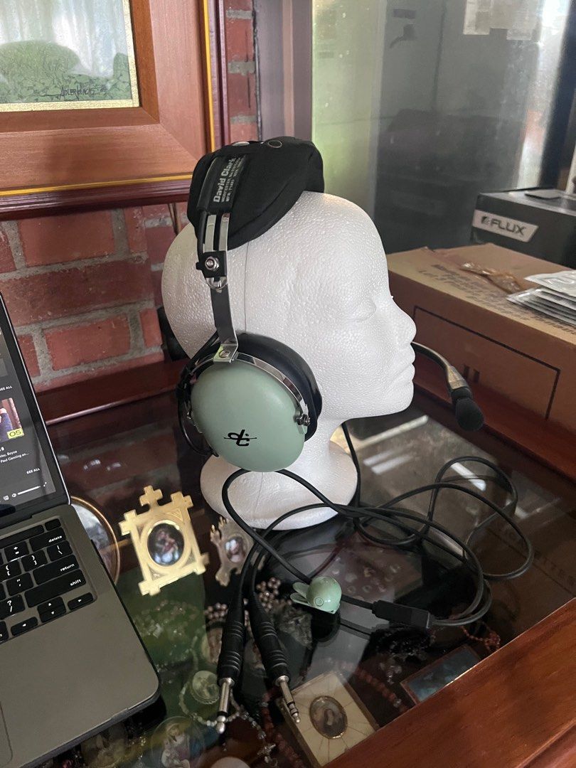 David Clark Aviation Headset (Category: Headphones & Headsets) located in Quezon City. Submitted by igi_88 (Listing ID 1395933366, Image 2). Description: David clark h10-13.4 new logo Dual plug for ga aircraft(c150, c152, c172 etc.) Slightly used W 2 weeks personal warranty Free ear seal cover 09178885847 Qc commonwealth meetups Can also do shipping.