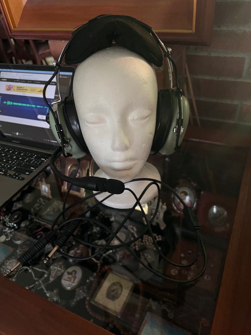 David Clark Aviation Headset (Category: Headphones & Headsets) located in Quezon City. Submitted by igi_88 (Listing ID 1395933439, Image 1). Description: David clark h10-13.4 new logo Dual plug for ga aircraft(c150, c152, c172 etc.) Slightly used W 2 weeks personal warranty Free ear seal cover 09178885847 Qc commonwealth meetups Can also do shipping.