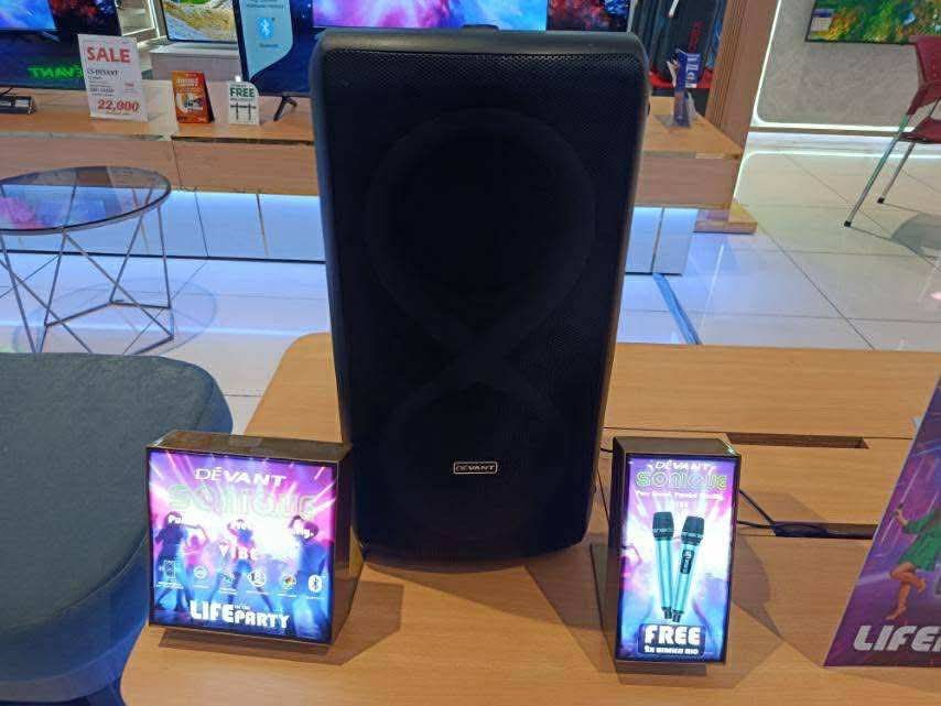 DEVANT PARTY SPEAKER (Category: Soundbars, Speakers & Amplifiers) located in Quezon City. Submitted by annys.online (Listing ID 1396073273, Image 2). Description: DEVANT PARTY SPEAKER Vibe 301 Srp 17,450 Cash 13,800 Lite 201 Srp 15,450 Cash 11,500 Rave 501 Cash 19,000 Brand new and sealed with manufacturer’s warranty and receipt 7 days replacement on factory defect proven with defective report Devant Warranty Pick up / Viewing in the store locate