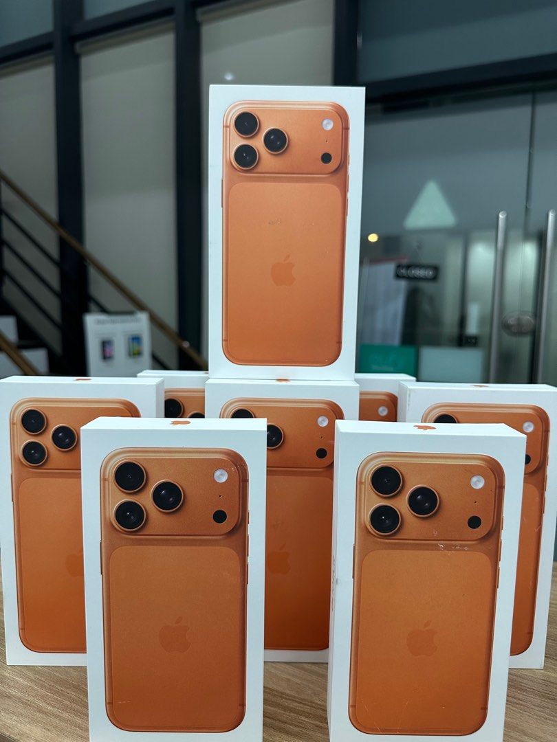 iPhone 17 Pro Max 512GB - Cosmic Orange (Category: Other Gadgets) located in Pasig City. Submitted by techpartnerph (Listing ID 1395960832, Image 1). Description: Brand new and sealed Visit our store.