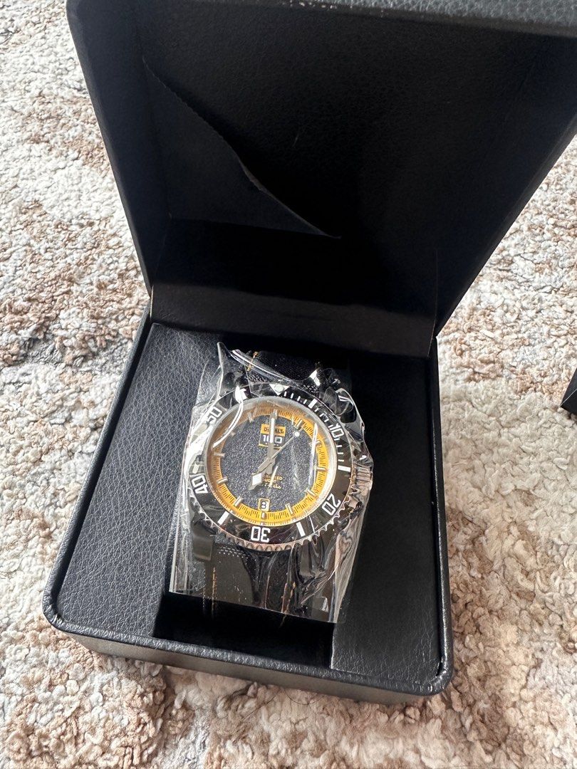 Limited Edition Dewalt 100 years Seiko Automatic Watch (Category: Men's Watches) located in Quezon City. Submitted by clothesrack24 (Listing ID 1395981769, Image 2). Description: Limited edition Dewalt 100 years watch to commemorate Dewalt Tools 100 years. This is made by Seiko, an automatic watch..