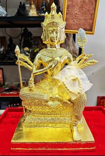 成功佛金娜啦佛祖金身Phra Chinnaraj bucha 9.9inches, Hobbies & Toys