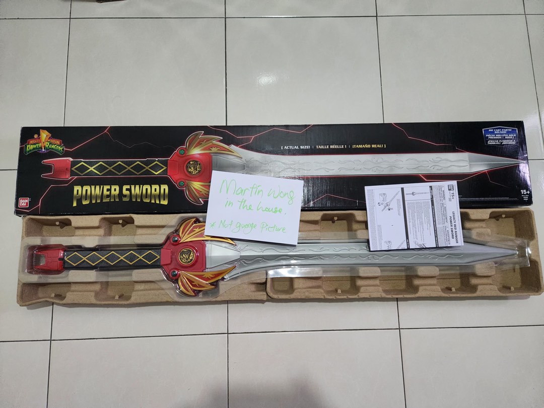 Power Rangers Legacy Red Ranger Power Sword, Hobbies & Toys, Toys ...