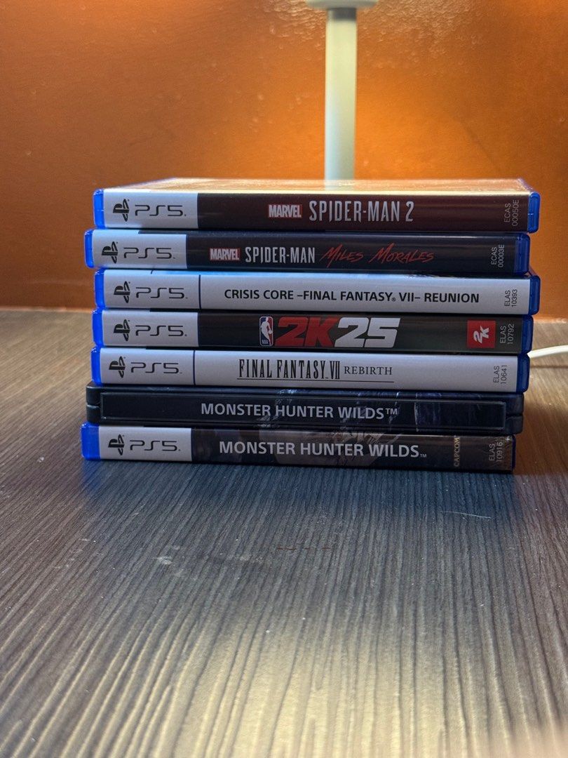 Ps5 Games for Sale! (Category: PlayStation) located in Manila. Submitted by mppevangelista11 (Listing ID 1395955759, Image 1). Description: PS5 Games for Sale Spiderman 2 - 2,000 Spiderman Miles Morales - 1,650 MH Wilds w/ Steel Case- 1,850 FF Crisis Core - 1,300 FF Rebirth - 1,800 NBA 2k25 - 1,200 For swap lmk your offers Location: Manila *Delivery thru couriers only Payment: BPI or Gcash.