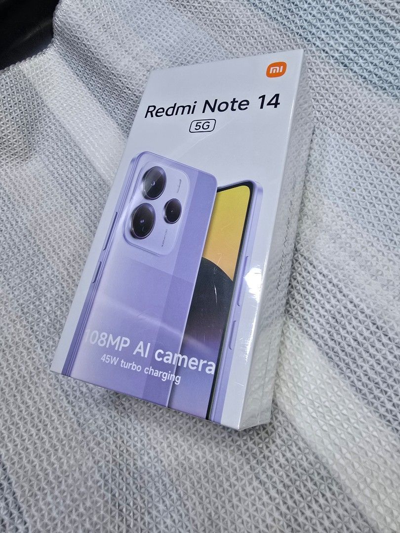 Redmi Note 14 5g 256gb 12g ram (Category: Xiaomi) located in San Juan City. Submitted by AshleyandLynGeneralmerchandise (Listing ID 1395987612, Image 2). Description: 🦊Mode of Payment🦊 🦁Cash 🦁Bank Transfer 🦁GCash & Paymaya 🦊 Installment🦊 🦁Credit Card 🦁Ggives 🦁Home Credit 🐯Cash on Delivery 🐯Shipping 🐯Meet Up 🐯Trade In You can visit our Physical store in 🦄Stall number: Y- 21🦄 Month Of October Aquarium Greenhills Mall LOOK: Jenny FB 