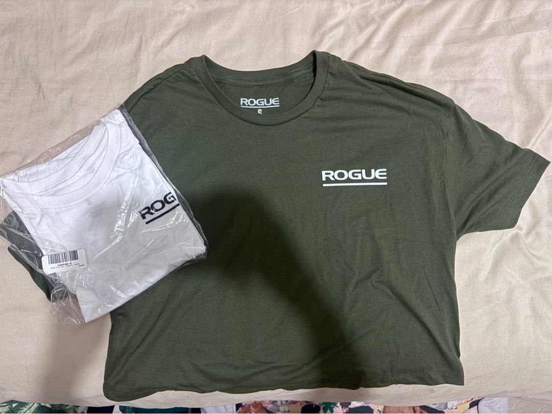 Rogue Crossfit Crop Shirt (Category: Shirts) located in Paranaque City. Submitted by chnsells (Listing ID 1396044694, Image 1). Description: Brand New Available in army green and white Bought from US RFS - I want a larger size.
