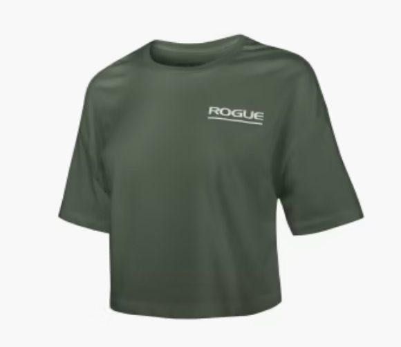 Rogue Crossfit Crop Shirt (Category: Shirts) located in Paranaque City. Submitted by chnsells (Listing ID 1396044694, Image 2). Description: Brand New Available in army green and white Bought from US RFS - I want a larger size.