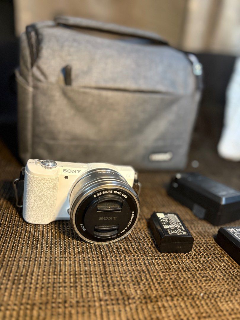 Sony a5100 (Category: Cameras) located in Manila. Submitted by ghailpedre43337 (Listing ID 1396092784, Image 1). Description: Sony A5100 (Canon G7X Mark II alternative) Mirrorless Camera 24 Megapixels 1080P 60FPS Full HD Flipscreen Touchscreen for autofocus Wi-Fi and NFC Flash Selfie mode Can record past 30mins No performance issues Ready to use Sony A5100 unit, Sony 16-50mm kit lens, 2 Sony battery, Sony charger only, bag. Guiguinto bulacan meet