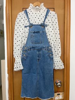 [VERO MODA] 吊帶 背心 牛仔裙 - Size S, 155/76A👗👗(正品, 80%新)64220306575105110